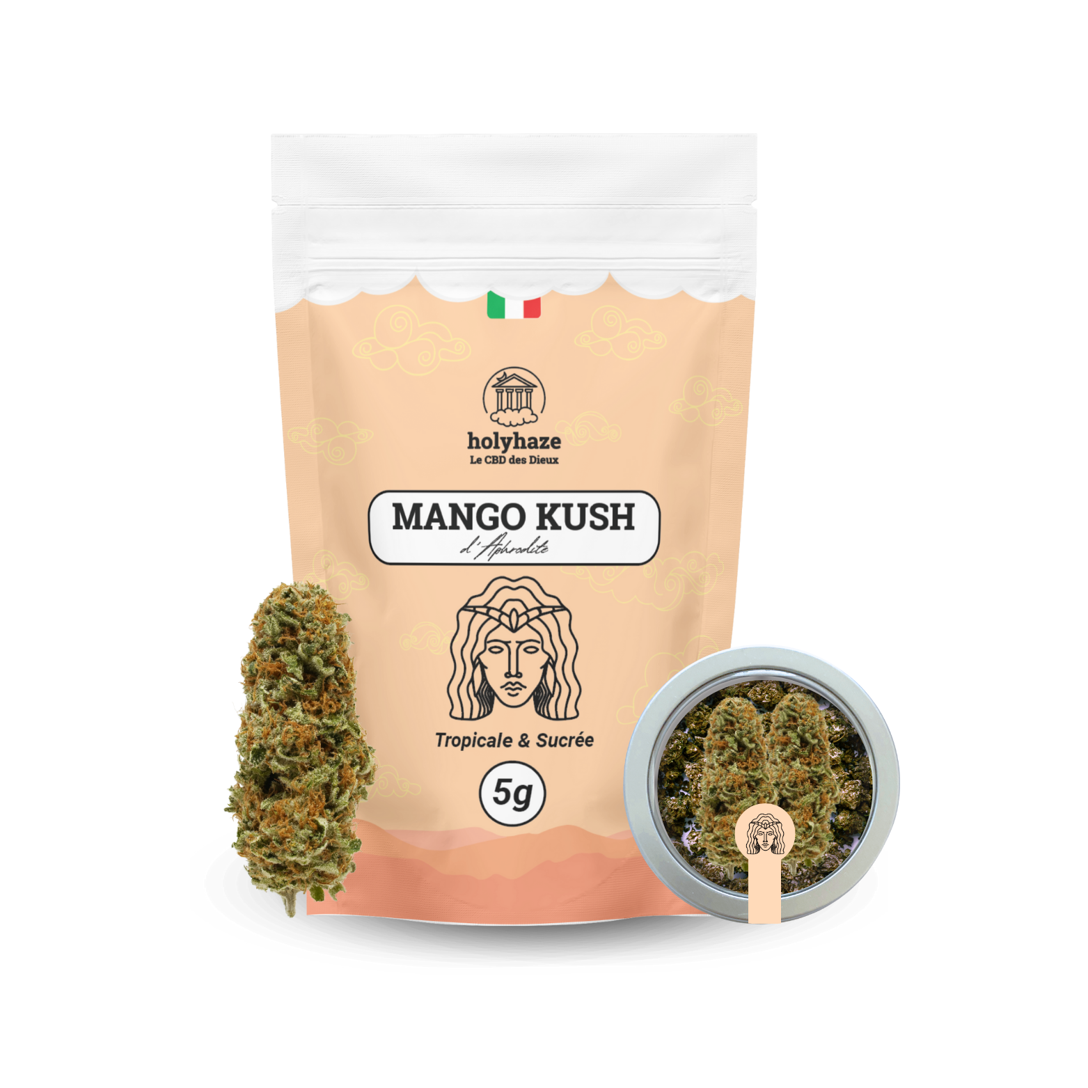 Mango Kush d'Aphrodite 🥭 Fleur de CBD