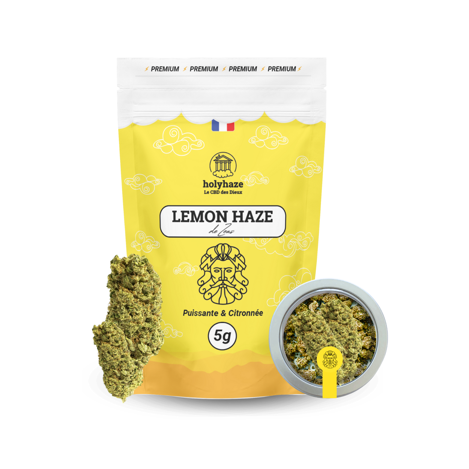 Lemon Haze de Zeus 🍋 Fleur de CBD